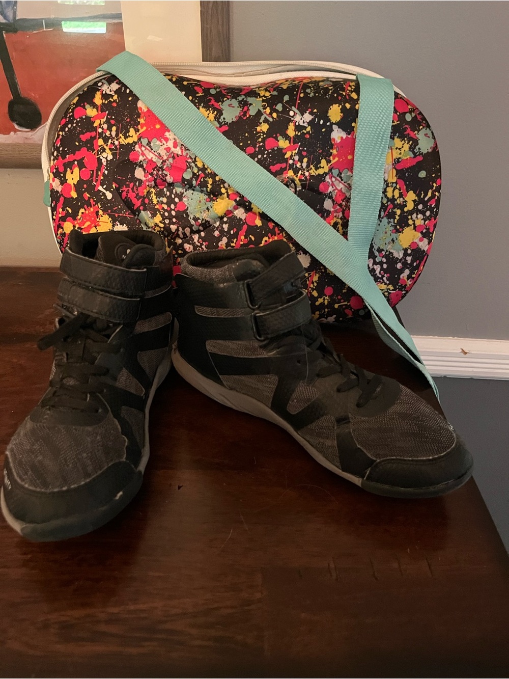 NFINITY Black Mid-Top 'Midwest Beast' Athletic Sneakers